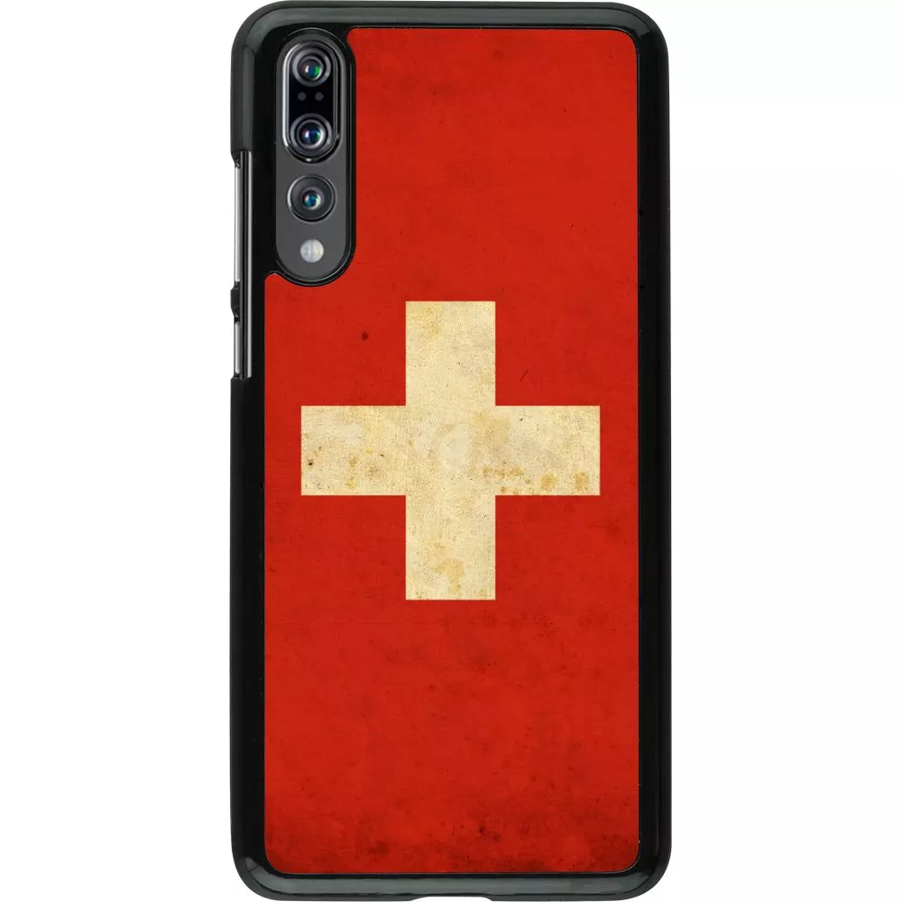 Hülle Huawei P20 Pro - Vintage Flag SWISS
