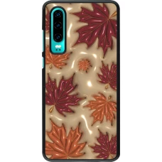 Coque Huawei P30 - Autumn 26 3D leaves