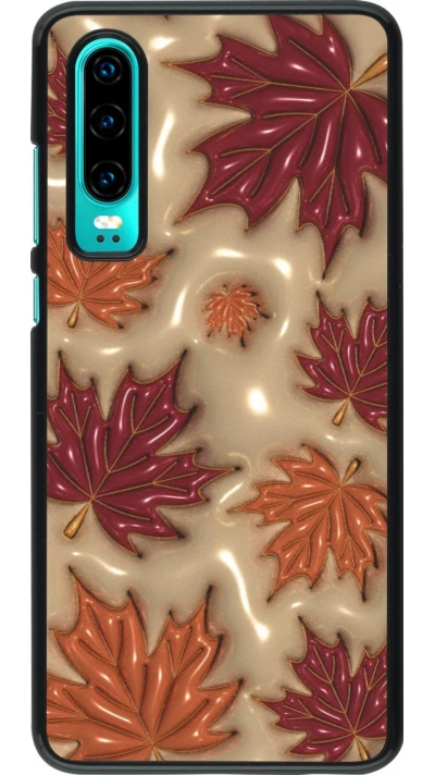 Coque Huawei P30 - Autumn 26 3D leaves
