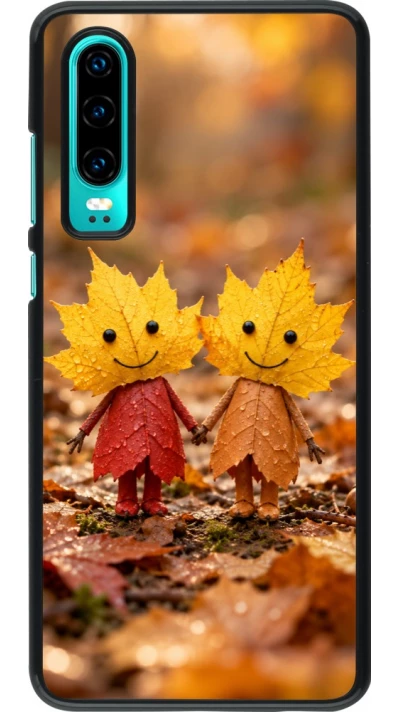 Coque Huawei P30 - Autumn 26 Couple of leaves