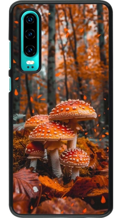 Coque Huawei P30 - Autumn 26 Mushrooms in the woods