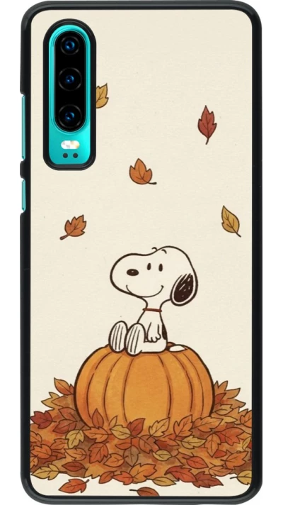 Coque Huawei P30 - Autumn 26 Snoopy autumn
