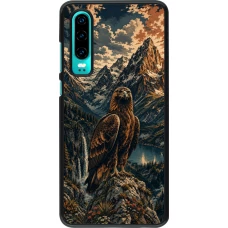 Coque Huawei P30 - Linocut Aigle Royal