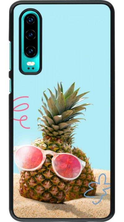 Coque Huawei P30 - Pineapple with glasses Summer 2026
