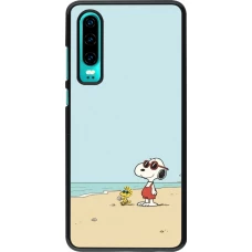 Coque Huawei P30 - Snoopy on the beach Summer 2026