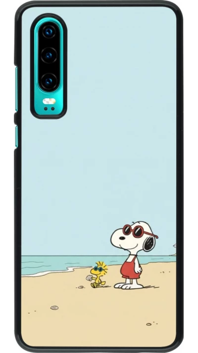 Coque Huawei P30 - Snoopy on the beach Summer 2026