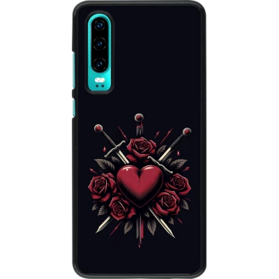 Coque Huawei P30 - Valentine 2024 gothic love