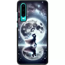 Coque Huawei P30 - Valentine 2024 Love under the moon