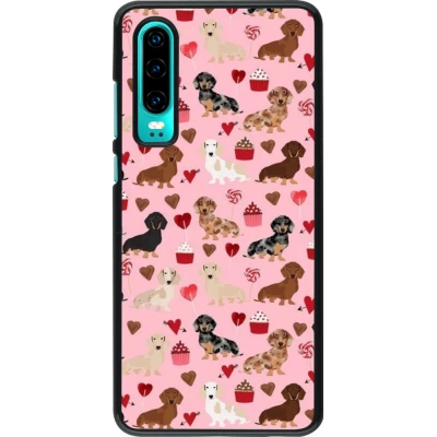 Coque Huawei P30 - Valentine 2024 puppy love