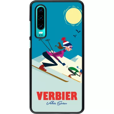 Coque Huawei P30 - Verbier Ski Downhill