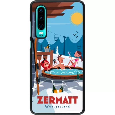 Coque Huawei P30 - Zermatt Mountain Jacuzzi