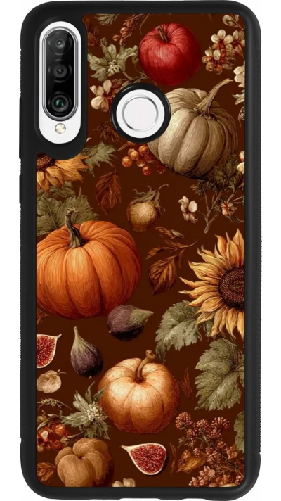 Coque Huawei P30 Lite - Silicone rigide noir Autumn 26 Autumn still life
