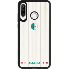 Coque Huawei P30 Lite - Silicone rigide noir Maillot de football Algérie 2026 personnalisable