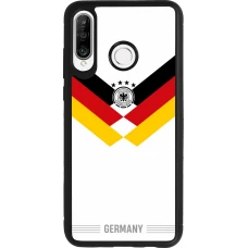 Coque Huawei P30 Lite - Silicone rigide noir Maillot de football Allemagne 2026 personnalisable