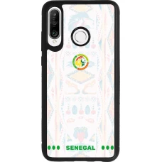 Huawei P30 Lite Case Hülle - Silikon schwarz Senegal 2026 personalisierbares Fussballtrikot