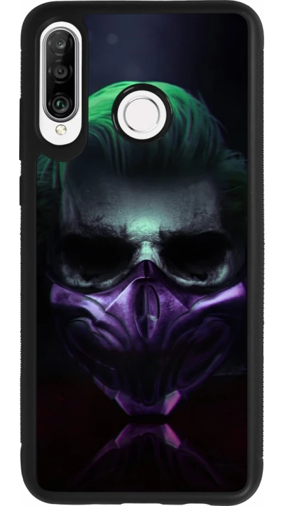 Coque Huawei P30 Lite - Silicone rigide noir Halloween 20 21