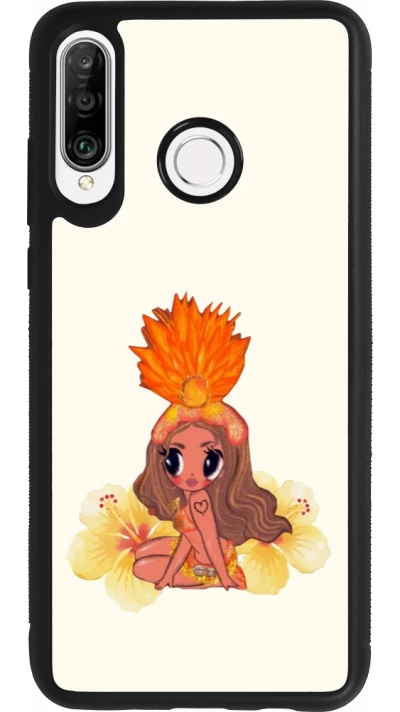 Coque Huawei P30 Lite - Silicone rigide noir Karol G Tropicoqueta