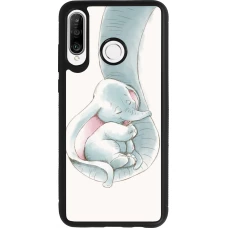 Coque Huawei P30 Lite - Silicone rigide noir Mom 1903