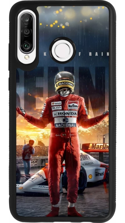 Coque Huawei P30 Lite - Silicone rigide noir Senna The King of Rain