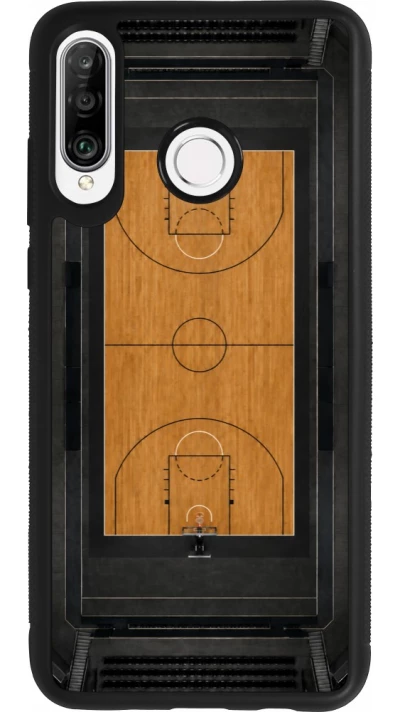 Huawei P30 Lite Case Hülle - Silikon schwarz Sports 2026 Basketball