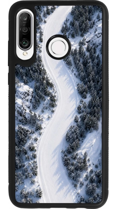 Huawei P30 Lite Case Hülle - Silikon schwarz Sports 2026 Ski