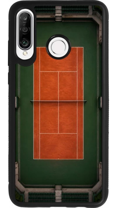 Huawei P30 Lite Case Hülle - Silikon schwarz Sports 2026 Tennis