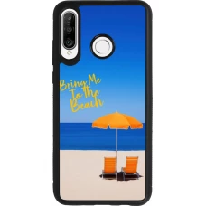 Coque Huawei P30 Lite - Silicone rigide noir Summer 2025 Bring me to the beach