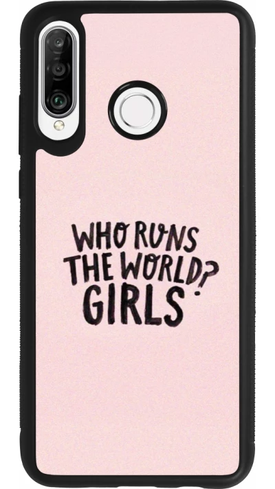 Coque Huawei P30 Lite - Silicone rigide noir Womens day 2026 3