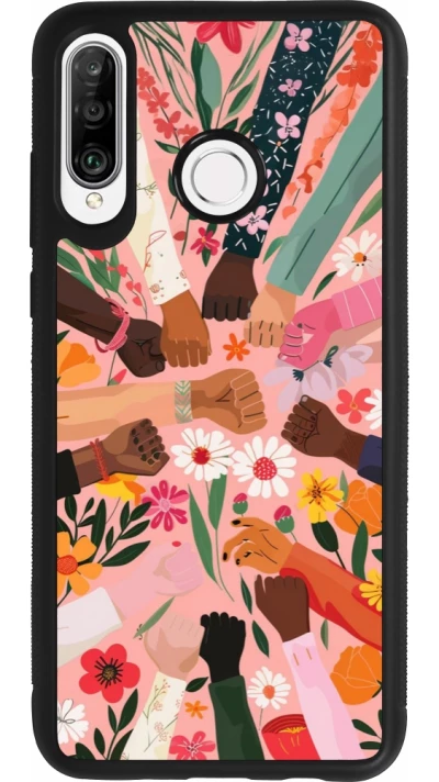 Coque Huawei P30 Lite - Silicone rigide noir Womens day 2026 8