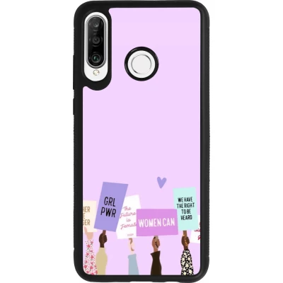 Huawei P30 Lite Case Hülle - Silikon schwarz Womens day 2026 9