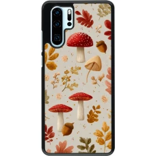 Coque Huawei P30 Pro - Autumn 26 Mushrooms and leaves