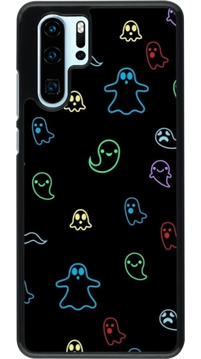 Coque Huawei P30 Pro - Halloween 2024 colorful ghosts