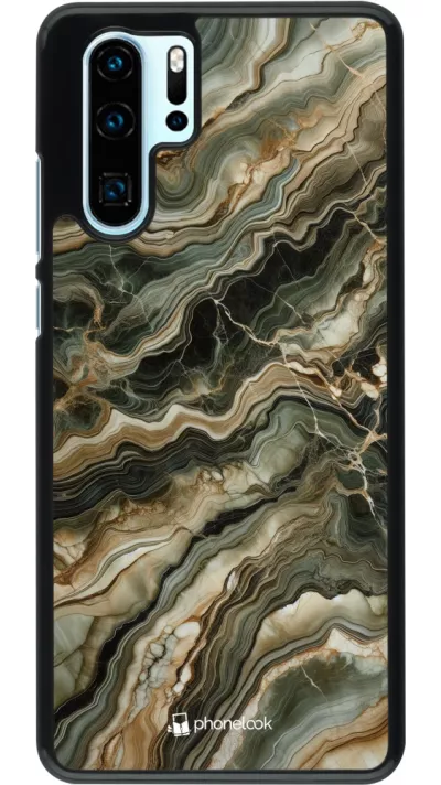 Huawei P30 Pro Case Hülle - Oliv Marmor