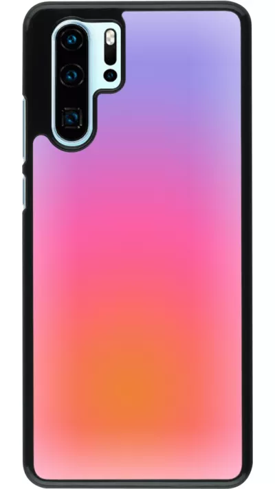 Huawei P30 Pro Case Hülle - Orange Pink Blue Gradient