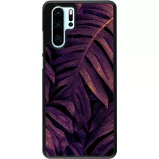 Huawei P30 Pro Case Hülle - Purple Light Leaves