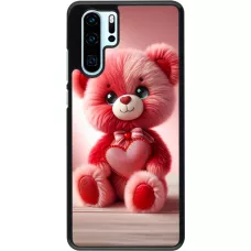 Huawei P30 Pro Case Hülle - Valentin 2024 Rosaroter Teddybär