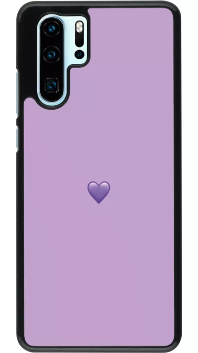 Coque Huawei P30 Pro - Valentine 2023 purpule single heart