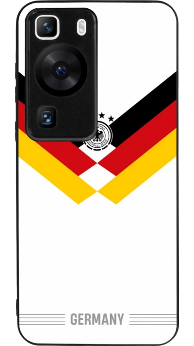 Coque Huawei P60 - Silicone rigide noir Maillot de football Allemagne 2026 personnalisable