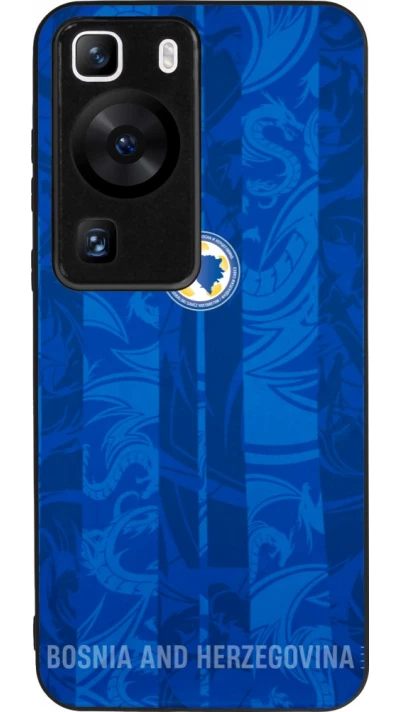 Coque Huawei P60 - Silicone rigide noir Maillot de football Bosnie-Herzégovine 2026 personnalisable