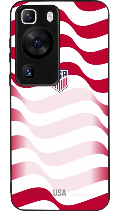 Huawei P60 Case Hülle - Silikon schwarz Vereinigten Staaten 2026 personalisierbares Fussballtrikot