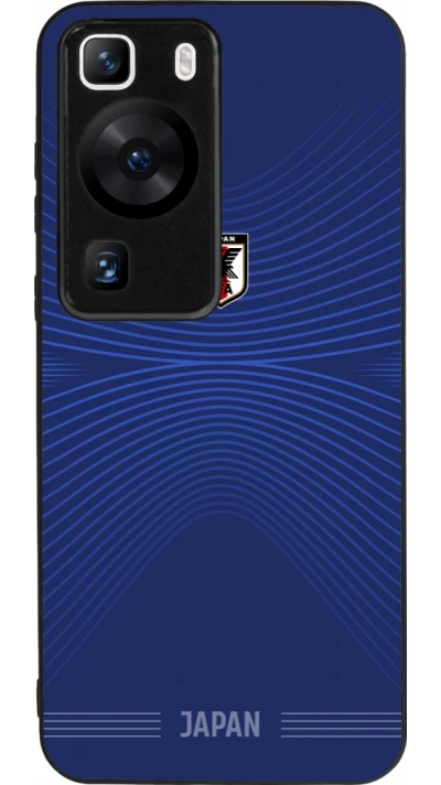 Coque Huawei P60 - Silicone rigide noir Maillot de football Japon 2026 personnalisable