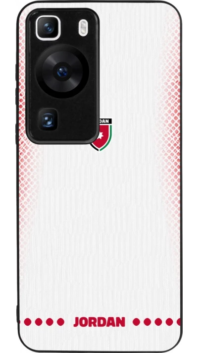 Coque Huawei P60 - Silicone rigide noir Maillot de football Jordanie 2026 personnalisable