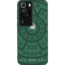 Coque Huawei P60 - Silicone rigide noir Maillot de football Mexique 2026 personnalisable