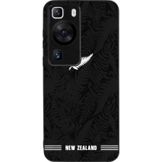 Coque Huawei P60 - Silicone rigide noir Maillot de football Nouvelle-Zélande 2026 personnalisable