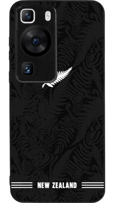 Huawei P60 Case Hülle - Silikon schwarz Neuseeland 2026 personalisierbares Fussballtrikot