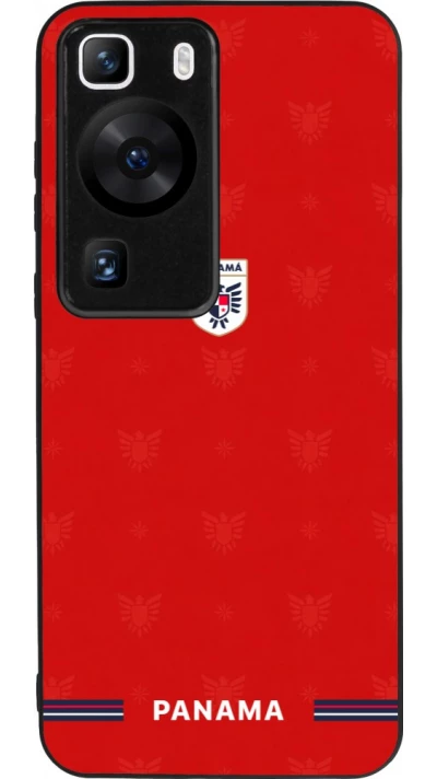 Huawei P60 Case Hülle - Silikon schwarz Panama 2026 personalisierbares Fussballtrikot