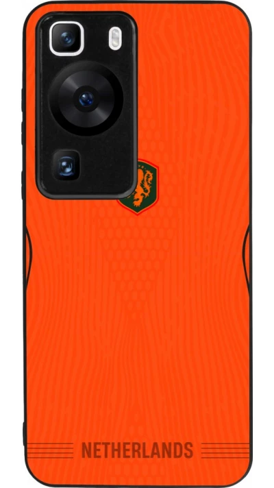 Huawei P60 Case Hülle - Silikon schwarz Niederlande 2026 personalisierbares Fussballtrikot