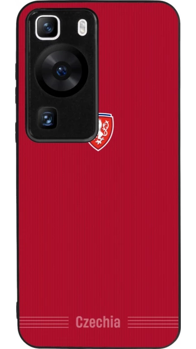 Huawei P60 Case Hülle - Silikon schwarz Tschechische Republik 2026 personalisierbares Fussballtrikot