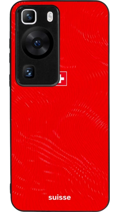 Huawei P60 Case Hülle - Silikon schwarz Schweiz 2026 personalisierbares Fussballtrikot