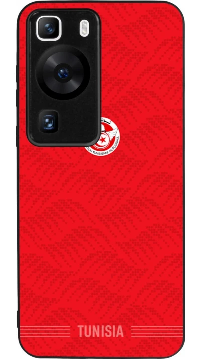 Huawei P60 Case Hülle - Silikon schwarz Tunesien 2026 personalisierbares Fussballtrikot